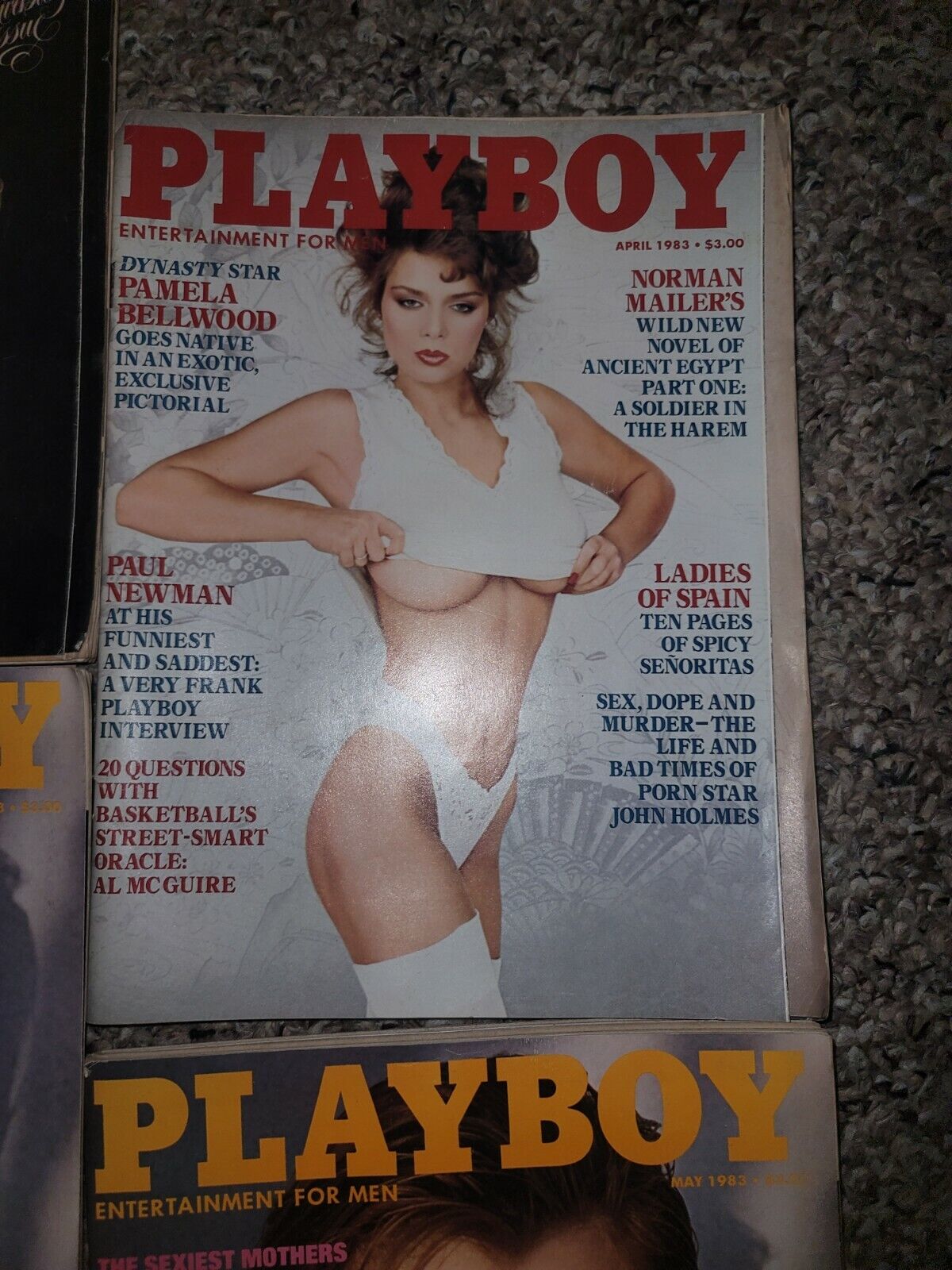 Playboy Magazine LOT of 7-WOMEN IN LACE AND STOCKINGS of 70's/80's/90's