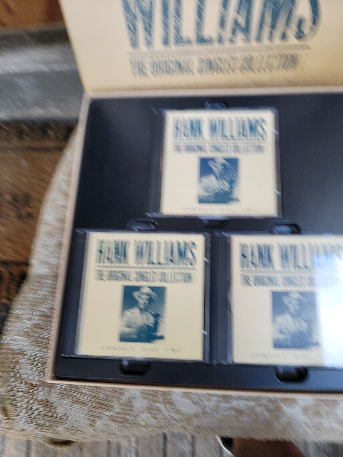 Hank Williams The Original Singles Collection 1990 Box Set POLYDOR Country Music