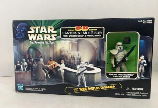 Hasbro Star Wars The Power of the Force 3D Diorama Cantina at Mos Eisley EG