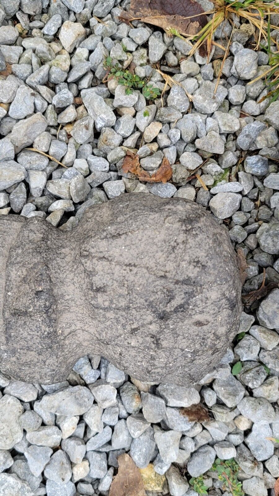 Native American Stone Grinding Stone W/ Two Grooves 