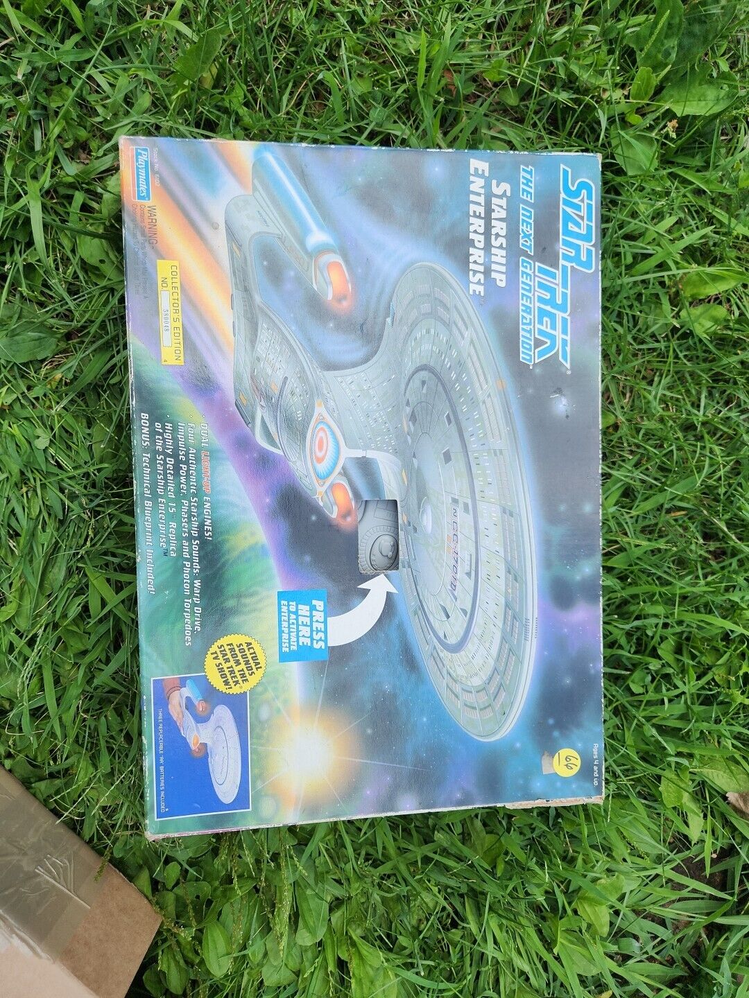 Playmates Star Trek The Next Generation Starship Enterprise Incomplete 