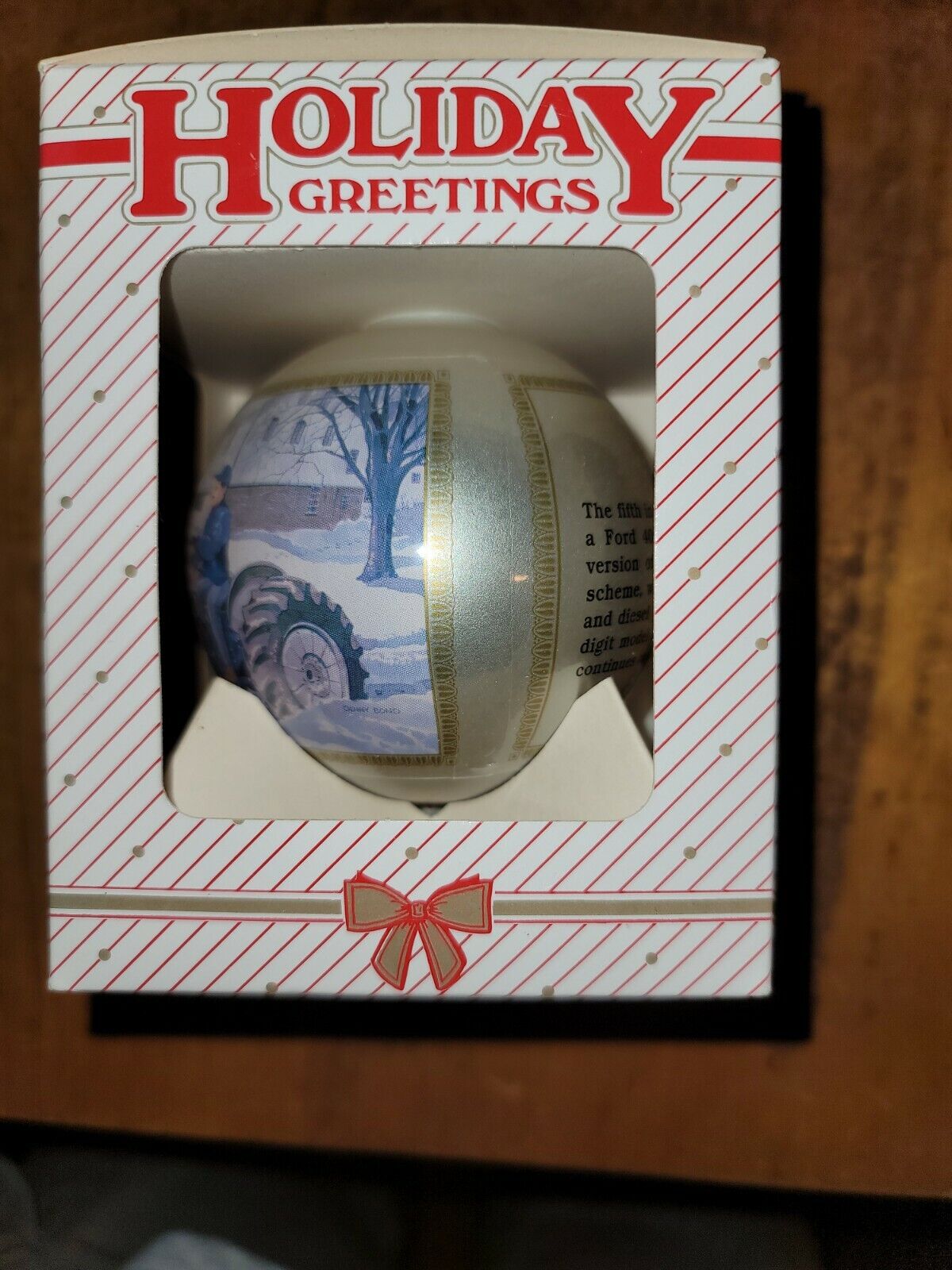 VINTAGE New Holiday Greetings 1996 New Holland Christmas Ornaments Unlimited