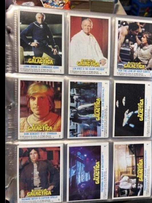 BATTLESTAR GALACTICA Gum TRADING CARDS  Lot Of 45 1978