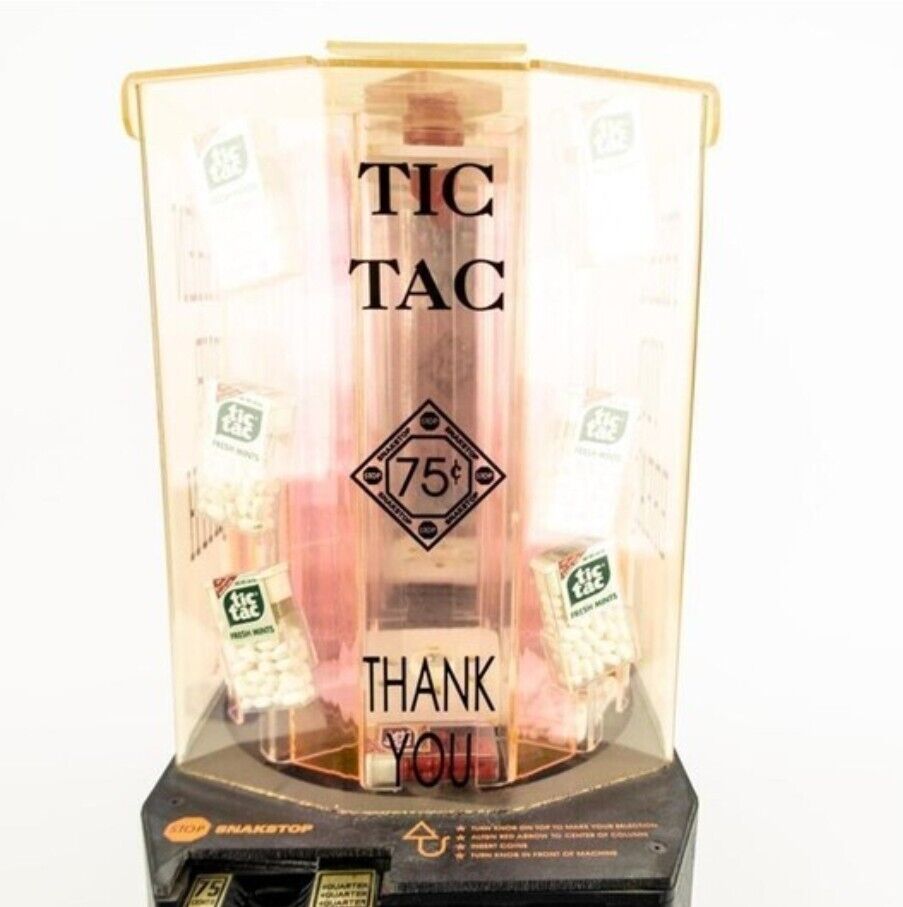 FIVE STARS TIC TAC MINT CANDY VENDING MACHINE