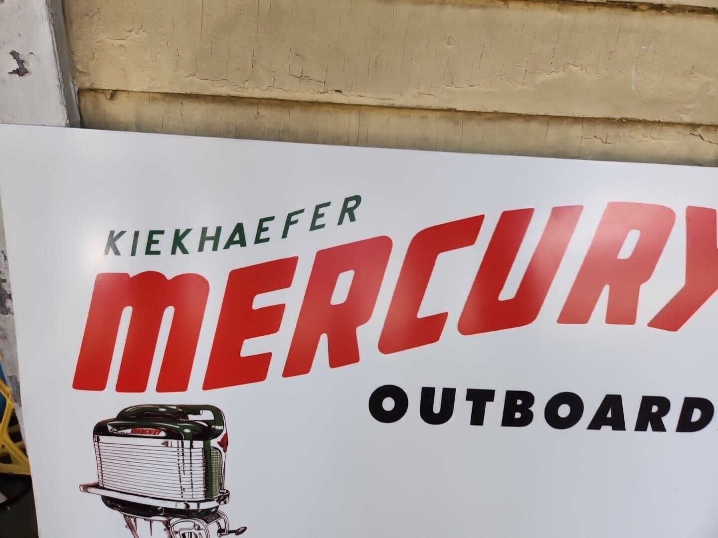 Mercury Outboards Motors Service marine  Gasoline metal sign Oil Gas Dealer Boat